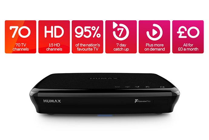 HUMAX FVP-5000T - Registratore TV Freeview Play HD da 500 GB, colore: Nero  : : Elettronica