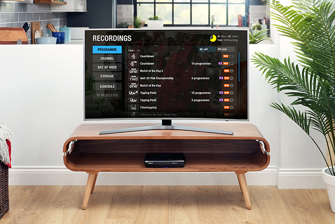 HUMAX FVP-5000T - Registratore TV Freeview Play HD da 500 GB, colore: Nero  : : Elettronica